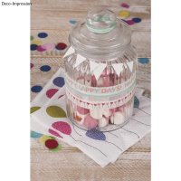 Washi Tape Sweet Hearts, 15mm, Rolle 10m