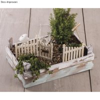 Mini-Gardening Set- Summertime, 7-teilig, weiss, Karton