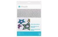 Silhouette Stickerpapier Glitter Silber