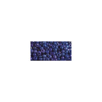 Rocailles, 2 mm ø, opak gelüstert, Dose 17g, d.blau