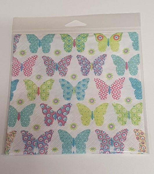 Serviette "Schmetterling" 1-er Set