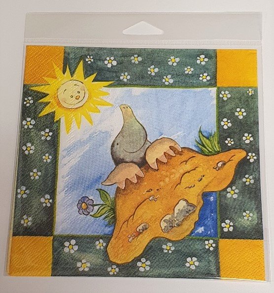 Serviette "Maulwurf" 1-er Set