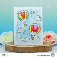Klartext-Stempelset A6 "Luftpost"