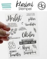 Klartext-Stempelset A6 goldener Herbst