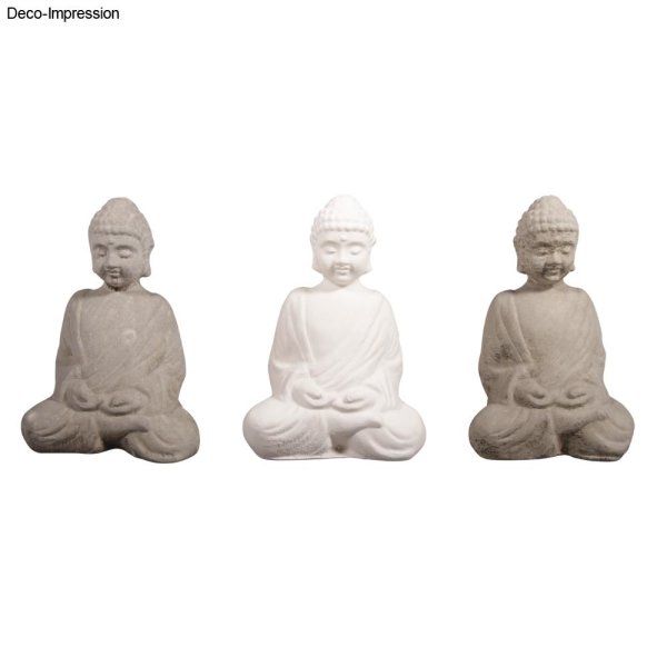 Latex Vollform-Giessform: Buddha, 6,5x12,5cm, SB-Btl 1Stück