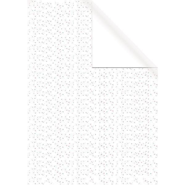 Geschenkpapier Weiss Kraft,FSC Mix Credit, 70x200cm, 1 seitig bedruckt, 70g/m2