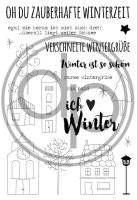 Klartext-Stempelset A6 Winterdorf