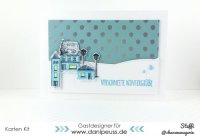 Klartext-Stempelset A6 Winterdorf
