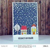 Klartext-Stempelset A6 Winterdorf