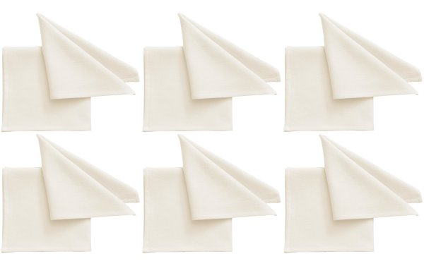 Pichler Servietten One 40x40 cm Weiss