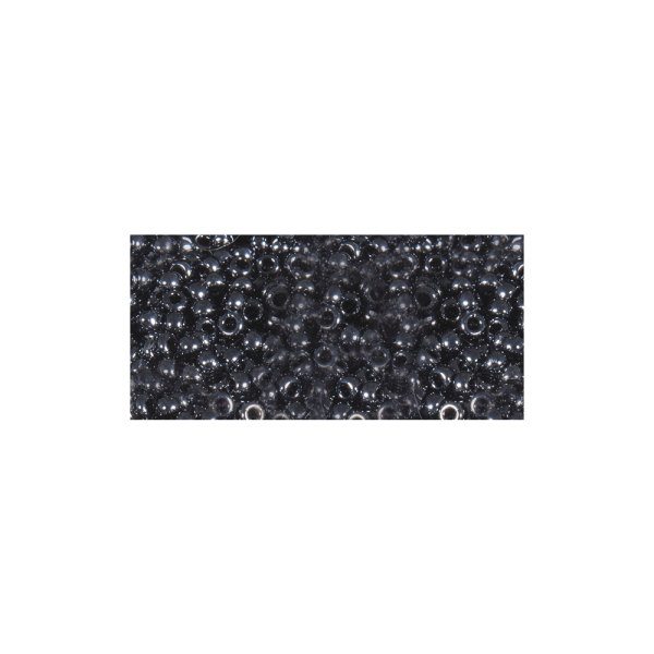 Miyuki Premium-Rocailles, 2,2 mm ø, metallic, anthrazit, Dose 8g