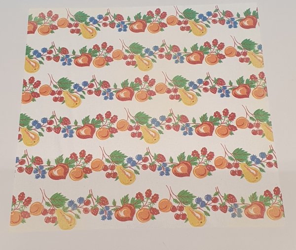 Scrapbookpapier Früchte