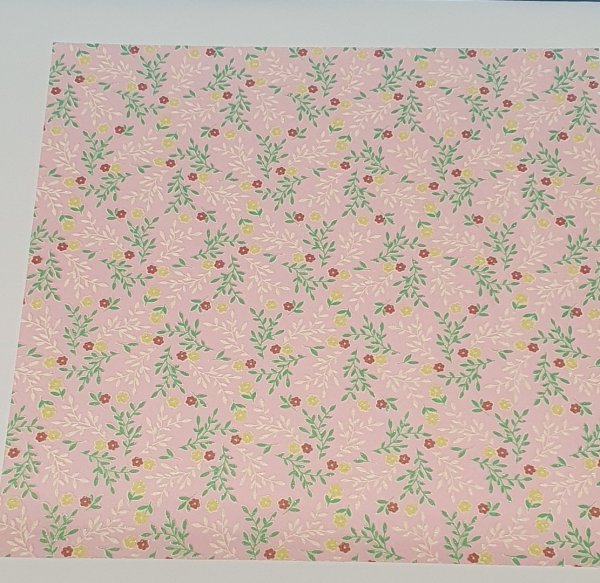 Scrapbookpapier Blumenranken