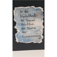Karte ...leuchten die Sterne...