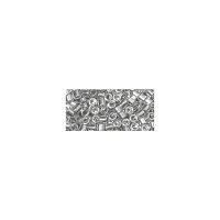 Miyuki Delica-Rocailles, 2,2mm ø, metallic, Dose, silber, 4g