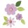 Sizzix Bigz Schablone, Blüten+Blätter, SB-Bli 1Stück, 1,9x1,9cm, 7x6,4cm