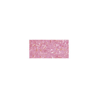 Delica-Rocailles, 2,2mm ø, transparent Rainbow, Dose, rosé, 9g