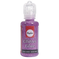Glitter-Glue metallic, Flasche 20 ml, hot-pink