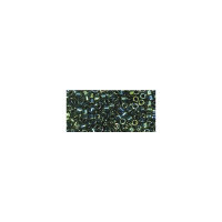 Delica-Rocailles, 1,6mm , metallic, Dose, smaragd, 4g