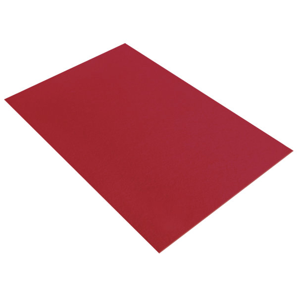Textilfilz, 30x45x0,2cm, rot