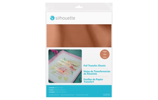 Silhouette Transferfolie kupfer