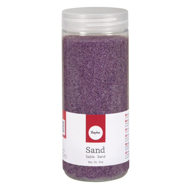 Sand, fein, 0,1-0,5mm, Dose 475ml, lavendel