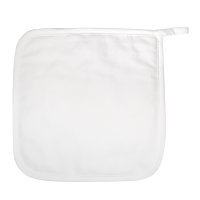 Topflappen, quadratisch, weiss, 19x19cm, SB-Btl 2Stück