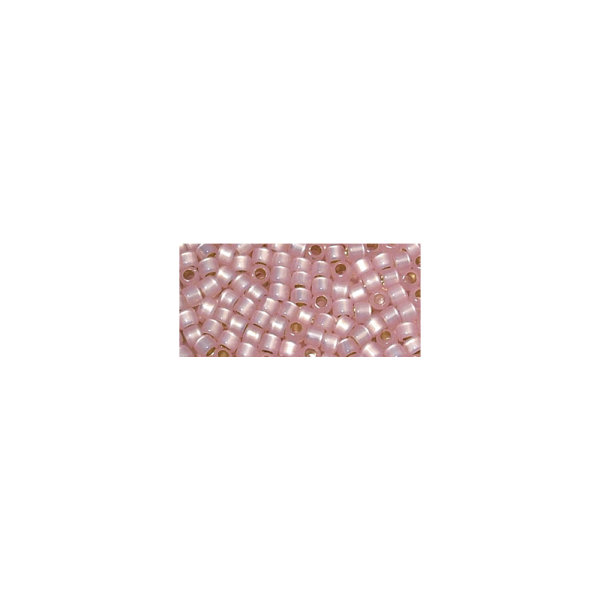 Delica-Rocailles, 1,6mm , perlglanz, Dose, ros, 6g