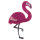 Patch Flamingo, 4,5x7,5cm, zum Aufbügeln, SB-Btl. 1Stück