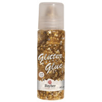 Glitter-Glue Space, Flasche 50ml, gold