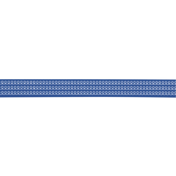 Washi Tape Spirale, 15mm, Rolle 15m, royalblau