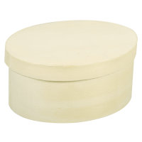 Spanschachtel oval, FSC Mix Credit, 7x10x5cm