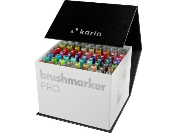 KARIN Brush Marker PRO 27C7 Mega Box 60 Farben