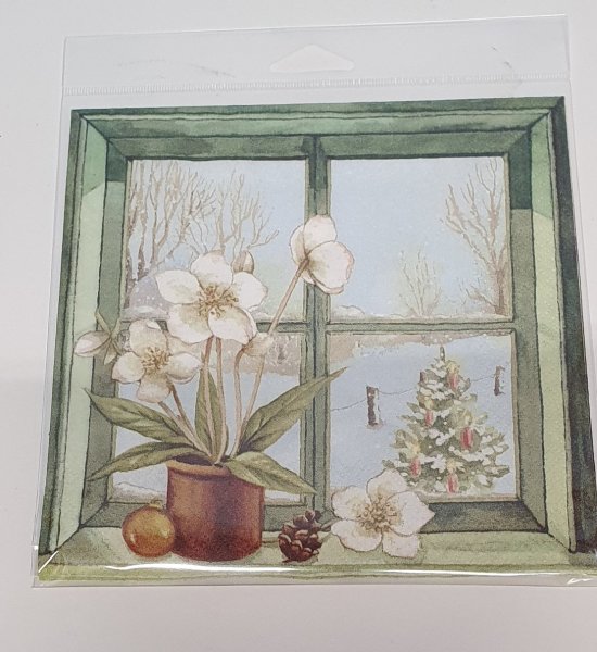Serviette "Winterausblick" 1-er Set