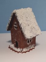 Haus mit Schnee