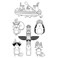 STAMP CLEAR 9X14 TOTEM MANITOU