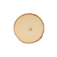 2x Holzscheiben rund 11-12cm
