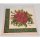 Serviette "Weihnachtsstern/ Adventsblumen" 5-er Set