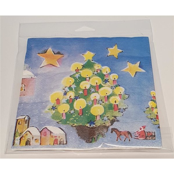 Serviette "Tannenbaum" 5-er Set