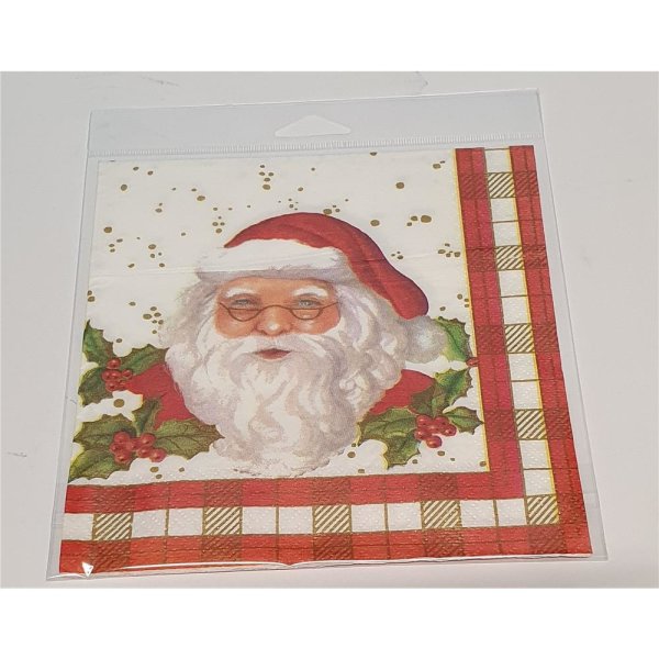 Serviette "Retro Nikolaus" 1-er Set