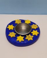 Kerzenhalter mit Sternen