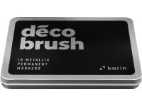 KARIN Deco Brush Metallic 28Z1 Metall Box 10 Stück