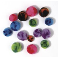 Pompons Candy, SB-Btl. 100 Stück, Farben+Grössen sort.