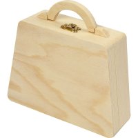 Damenhandtasche aus Holz 17,5x13x5,5cm