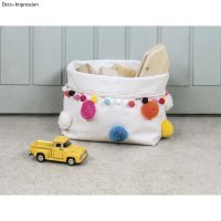 Pompon-Borte, 3cm, SB-Btl 2m, bunt