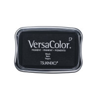 Versa Color Pigment-Stempelkissen, 9,6x6,3x1,8cm, schwarz