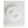 Giessform: Teelichthalter Yin Yang, 2 Motive, 12x8 cm