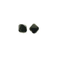 Swarovski Kristall-Schliffperlen, 4 mm ø, Dose 50 Stück, ebenholz