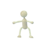 Holzpüppchen/Sisal, SB-Btl. 1 Stück, 10 cm