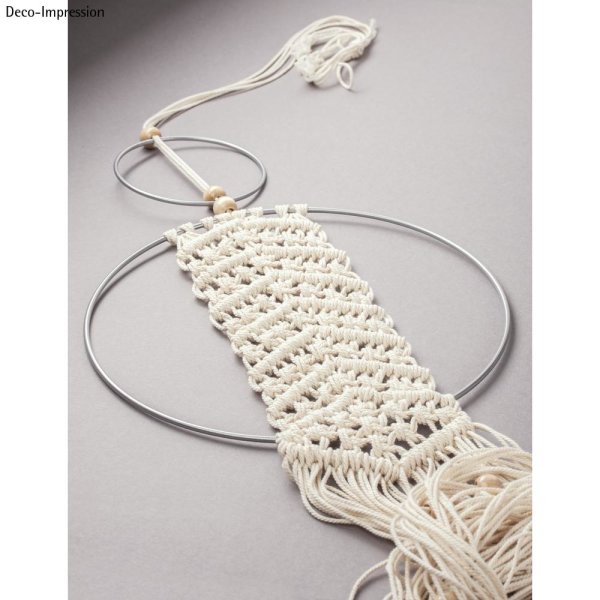 Metallringe beschichtet, 25cm , silber